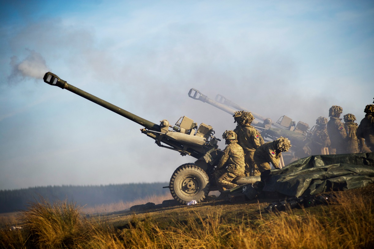 Can NATO Artillery Systems Go Toe To Toe With The Russian Army The   Royal Artillery Firing 105mm Light Guns MOD 45155621 (1) 1 